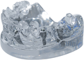 tioLogic® TWINFIT Demo Schaumodell, Acryl, OK, teilbezahnt, 4 Implantate, ohne Prothetik