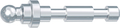 Kugelkopf Laborimplantat, ø 2.25 mm