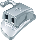 Ortho-Cast M-Series, Bukkalröhrchen, doppelvierkant, Zahn 17-16, -9° Torque, +10° Offset, Slot 18