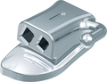 Ortho-Cast M-Series, Bukkalröhrchen, doppelvierkant, Zahn 47-46, -22° Torque, +12° Offset, Ricketts® – IV. Dim. für 6er, Slot 22