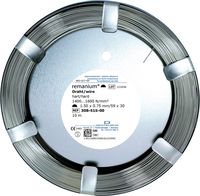 remanium® Rollendraht, halbrund 1,50 mm x 0,75 mm / 59 x 30, hart