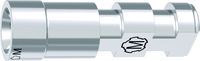 Laboratory implant M, tioLogic® TWINFIT for printed and cast models incl. screw