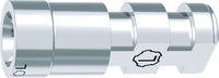 Laboratory implant L, tioLogic® TWINFIT for printed and cast models incl. screw