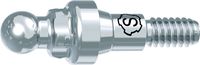 tioLogic® TWINFIT ball abutment S, platform, GH 1.5 mm, ø 2.25 mm