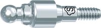 tioLogic® TWINFIT ball abutment S, platform, GH 3.0 mm, ø 2.25 mm