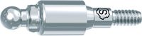 tioLogic® TWINFIT ball abutment S, platform, GH 4.5 mm, ø 2.25 mm
