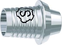 tioLogic® TWINFIT CAD/CAM titanium adhesive base S, platform, GH 0.7 mm, incl. AnoTite screw