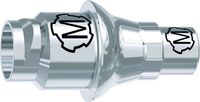 tioLogic® TWINFIT CAD/CAM titanium base M, conical, GH 1.5 mm, incl. AnoTite screw