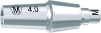 tioLogic® TWINFIT titanium abutment M, platform, GH 4.0 mm, incl. AnoTite screw