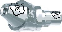 tioLogic® TWINFIT 4Base abutment M, platform, GH 3.2 mm, 30°, incl. AnoTite screw