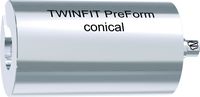 tioLogic® TWINFIT CAD/CAM Titanblock M, PreForm, conical, inkl. AnoTite Schraube