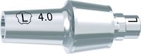 tioLogic® TWINFIT Titanaufbau L, platform, GH 4.0 mm, inkl. AnoTite Schraube