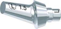 tioLogic® TWINFIT Titanaufbau L, platform, GH 1.5 mm, 20°, inkl. AnoTite Schraube