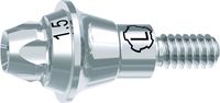 tioLogic® TWINFIT 4Base abutment L, conical, GH 1.5 mm