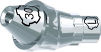 tioLogic® TWINFIT 4Base abutment L, conical, GH 3.2 mm, 30°, incl. AnoTite screw