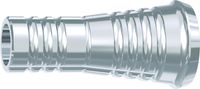 tioLogic® TWINFIT 4Base cap titanium, adhesive technique, incl. AnoTite screw