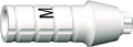 tioLogic® ST temporary abutment M, GH 3.0 mm, incl. screw