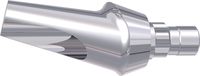 tioLogic® ST titanium abutment S, GH 1.5 mm, 15°, incl. AnoTite screw