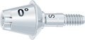 tioLogic® ST AngleFix abutment S, GH 1.0 mm