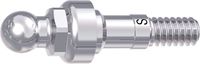 tioLogic® ST ball abutment S, GH 1.5 mm, ø 2.25 mm