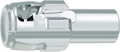 Adapter, ISO shank hexagon/ratchet, L 15.0 mm