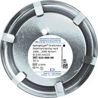 remanium® Laborrolle, rund 0,60 mm / 23, federhart