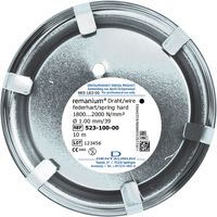 remanium® Laborrolle, rund 1,00 mm / 39, federhart