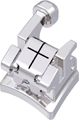 discovery® sl, self-ligating metal brackets, hook on cuspid, 1 case, Roth 18