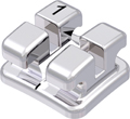 discovery®, metal bracket, tooth 11, 0° torque, 0° angulation, Standard Edgewise 18