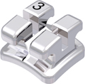 discovery®, metal bracket, tooth 13, 0° torque, 0° angulation, Standard Edgewise 18