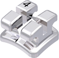 discovery®, metal bracket, tooth 14, 0° torque, 0° angulation, Standard Edgewise 18