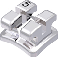 discovery®, metal bracket, tooth 15, 0° torque, 0° angulation, Standard Edgewise 18