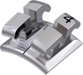 equilibrium® ti, titanium bracket, tooth 24, -7° torque, 0° angulation, Roth 18