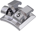 equilibrium® ti, titanium bracket, tooth 35, -22° torque, 0° angulation, Roth 18