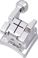 discovery® sl, self-ligating metal brackets, hook on cuspid, 1 case, Roth 22