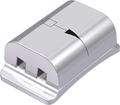 rematitan®, buccal tube DB, double rectangular, tooth 17-16 / 26-27, -10° torque, 0° offset, slot 18