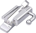 Ortho-Cast, konvertierbares Bukkalröhrchen, doppelvierkant, Zahn 47-46, -25° Torque, +8° Offset, Slot 22