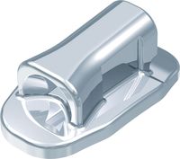 Ortho-Cast, Bukkalröhrchen DB, einfachvierkant, Zahn 17-16 / 26-27 / 47-46 / 36-37, 0° Torque, +6° Offset, Slot 22