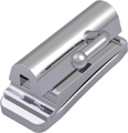 Ortho, Bukkalröhrchen, einfachvierkant, Zahn 26-27 / 47-46, 0° Torque, +6° Offset, Slot 22