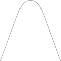 remanium® lingual arch, maxilla / mandible, round 0.40 mm / 16