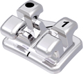 topic, nickle-free metal bracket, tooth 11, +12° torque, +5° angulation, Roth 18
