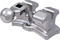 topic, nickelfreies Metallbracket mit Häkchen, Zahn 44, -17° Torque, 0° Angulation, Roth 22