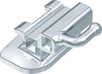 Ortho-Cast M-Series, konvertierbares Bukkalröhrchen, doppelvierkant, Zahn 36-37, 0° Torque, 0° Offset, Ricketts® Universal / Standard Edgewise 18