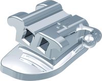 Ortho-Cast M-Series, konvertierbares Bukkalröhrchen, doppelvierkant, Zahn 26-27, -14° Torque, +14° Offset, Roth 22