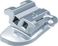 Ortho-Cast M-Series, konvertierbares Bukkalröhrchen DB, doppelvierkant, Zahn 26, -14° Torque, +14° Offset, Roth 22