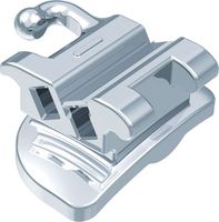 Ortho-Cast M-Series, konvertierbares Bukkalröhrchen DB, doppelvierkant, Zahn 36, -30° Torque, +4° Offset, Roth 22