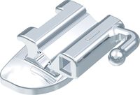 Ortho-Cast M-Series, konvertierbares Bukkalröhrchen, doppelvierkant, Zahn 47-46, -30° Torque, +4° Offset, Roth 22